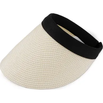 Klobouk Dámský letní kšilt pružný, velké, 1 přírodní sv.