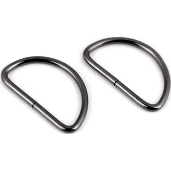 Polokroužek šíře 38 mm, střední, 4 nikl černý