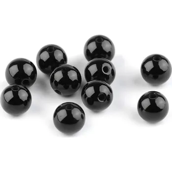 Korálek Onyx, minerální korálky Ø6 mm, velké, onyx