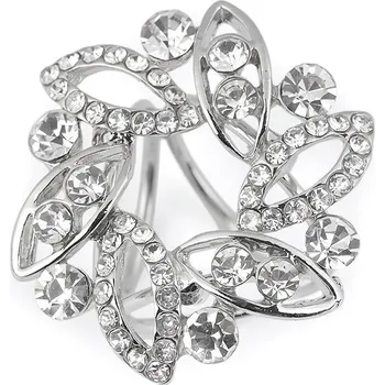 Šátek Spona / průvlek na šátek, velké, 1 crystal