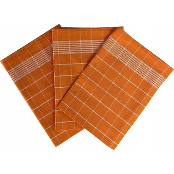 Utěrka SVITAP sleep well Utěrka Pozitiv Egyptská bavlna 50x70 cm oranžová/bílá 3 ks