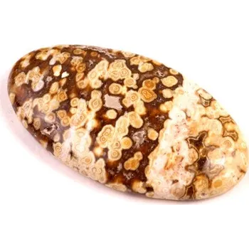 Přírodní kámen Kabošon Ocean Jaspis č.7103 (33x19x6mm)