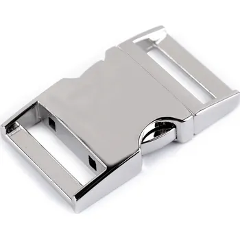 Spona celokovová šíře 25 mm, střední, 1 nikl