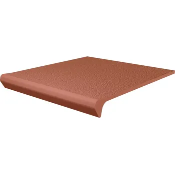 Obklad Sundown cotto kapinos stopnica prosta - schodovka s nosem 30x33 červená 168182