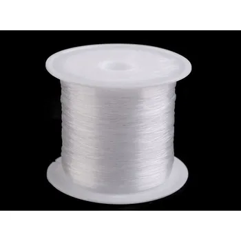 Silonový vlasec Ø0,4 mm, střední, transparent