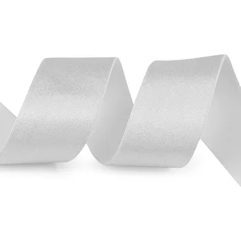 Saténová pruženka šíře 30 mm, střední, 8 šedá