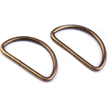 Polokroužek šíře 38 mm, střední, 3 staromosaz