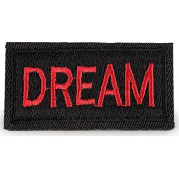 Nažehlovačka, střední, 2 černá červená