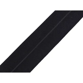 Lemovací pruženka půlená matná šíře 40 mm, střední, 1 černá