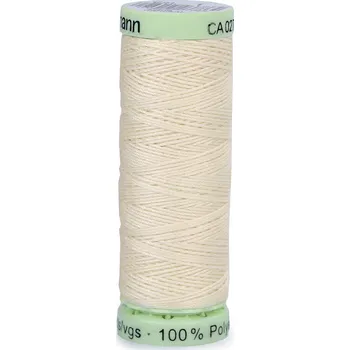 Nit Polyesterové nitě Gütermann Jeans návin 30 m, střední, 001 režná světlá