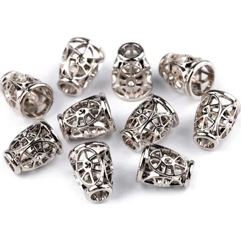 Kovová koncovka na šňůru Ø4,5 mm / ozdoba, střední, 1 nikl