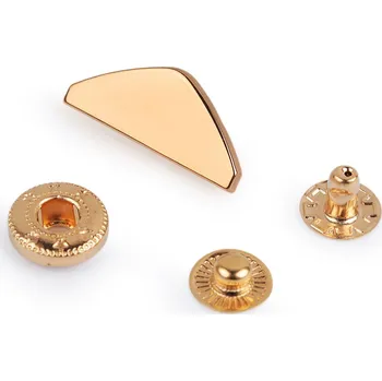 Zapínání na peněženku / kabelku, šíře 25 mm, střední, růžové zlato