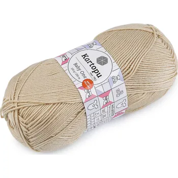 Příze Pletací příze Baby One 100 g, střední, 10 (861) béžová