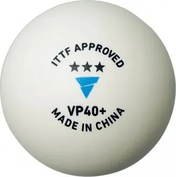 Pingpongový míček Míček Victas VP *** 40+ (12 ks) bílá