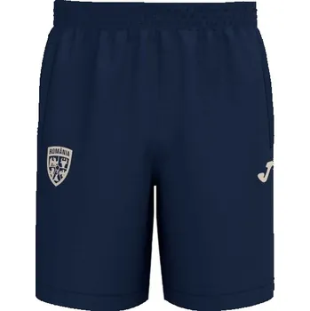 Pánské sportovní kraťasy Joma FED. FUTBOL RUMANÍA FREE TIME BERMUDA 2XL Tmavě modrá, Bílá