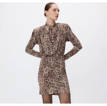 Dámské šaty Reserved - Mini šaty se zvířecím motivem - vícebarevná - 160DP-MLC - 160DP-MLC-M