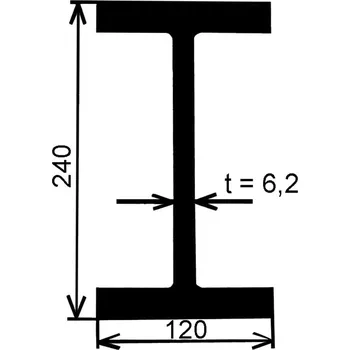 Stavební profil Nosník IPE 240 – 12 m