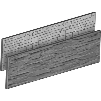 Plot Deska plotová Kámen oboustranný rovný 50 přírodní – 2000×500×40 mm