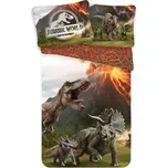 Jerry Fabrics Povlečení Jurský svět 140x200, 70x90 cm