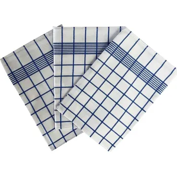 Utěrka SVITAP sleep well Utěrka Negativ Egyptská bavlna 50x70 cm bílá/modrá 3 ks