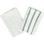 Jerry Fabrics Utěrky bavlna 50x56 cm Zelené pruhy, 3 ks