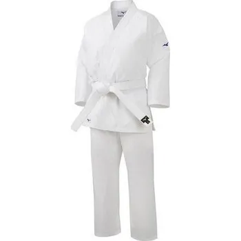 Kimono MIZUNO Kimono na karate s páskem Junior Kiai 170cm BÍLÁ