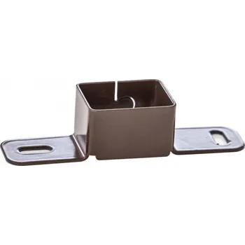 Příslušenství pro plot Gutta Guttafence upevnění rýgle na zděný sloupek RAL 7016