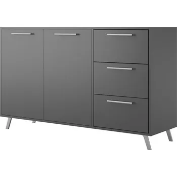 Komoda Kombinovaná komoda AGNESA - grafitová