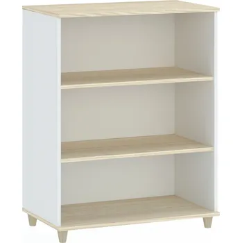 regál Policový regál na knihy WALLER - bílý