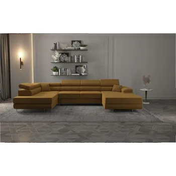 Sedací souprava VENETI WILFRED žlutá