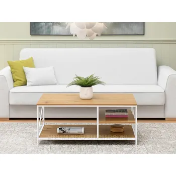 Konferenční stolek Konferenční stolek DINKO - dub / bílý