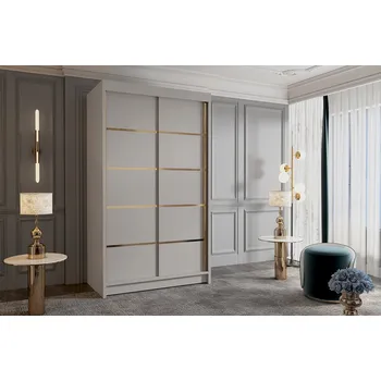 Šatní skříň Šatní skříň MILINA - 100 cm, kašmír