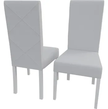 Jídelní židle Jídelní židle MOVILE 400 - bílá / bílá ekokůže