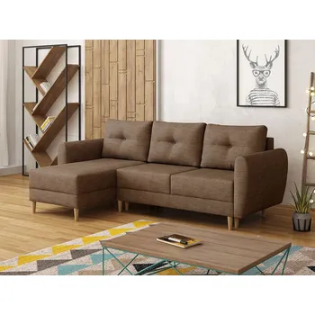 Sedací souprava Rozkládací rohová sedací souprava PROSPERO - tmavá béžová