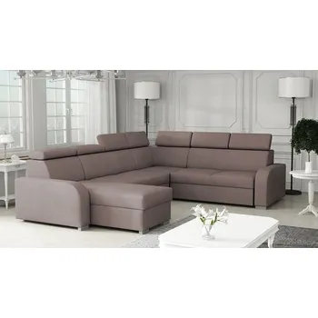 Sedací souprava Rozkládací sedačka s úložným prostorem do U HACARI 3 - hnědá