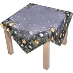 Forbyt Vánoční ubrus Jehličí a baňky CYH5918C 85x85 cm