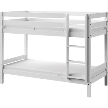 Dětská postel Dětská patrová postel 90x190 ELONDA - bílá borovice