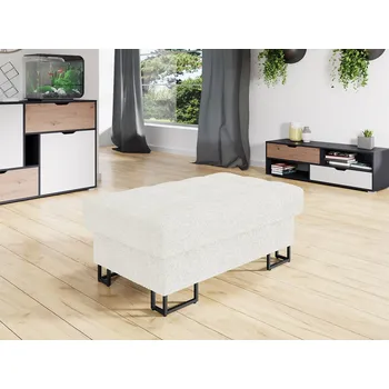 Taburet Taburetka do obývacího pokoje COLUMBUS - smetanová