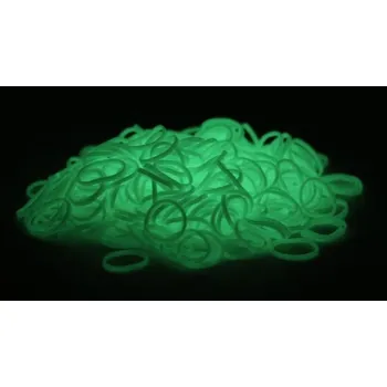 kreativní sada LOOM BANDS RAINBOW LOOM gumičky BÍLÉ svítící 600 KS