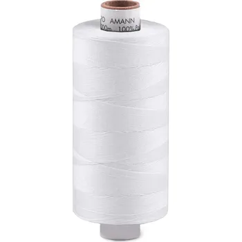 Nit Polyesterové nitě návin 1000 m Aspo Amann, střední, 2000 bílá