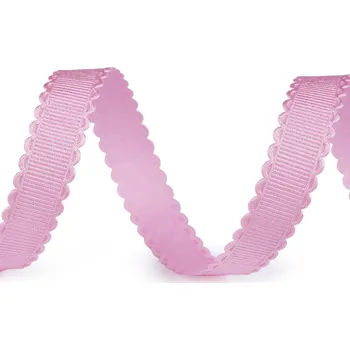 Stuha Saténový prýmek / stuha šíře 16 mm, střední, 3 růžová sv.