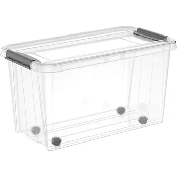 Úložný box Siguro Pro Box 70 l, 39,5 × 39 × 72 cm Clear