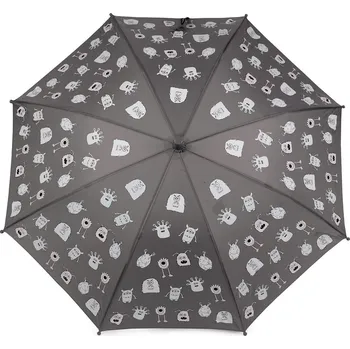 Dětský deštník kouzelný cupcakes, příšerky, auta, střední, 7 šedá příšerky