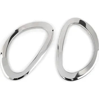 Kovová ucha na tašky 8,9x15,3 cm, střední, nikl