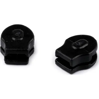 Zip Jezdec ke spirálovým zipům No 3 na povlečení, střední, 6 černá