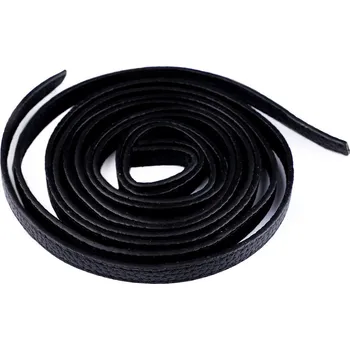 Ucha na tašky prošitá - polotovar, velké, 4 černá