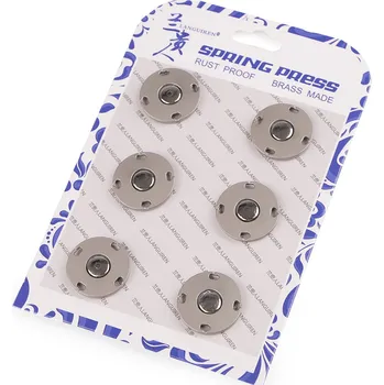 Designové patentky / druky Ø20 mm, střední, 1 nikl