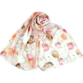 Šála Letní šátek / šála 70x180 cm, velké, 1 šedobéžová