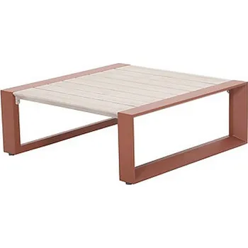 Zahradní stůl Hliníkový stolek 97x97 cm MADRID (mahagon)