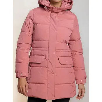 Sinsay - Prošívaná puffer bunda s kapucí - růžová - 404HH-30X - 404HH-30X-XL